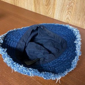 Denim bucket hat